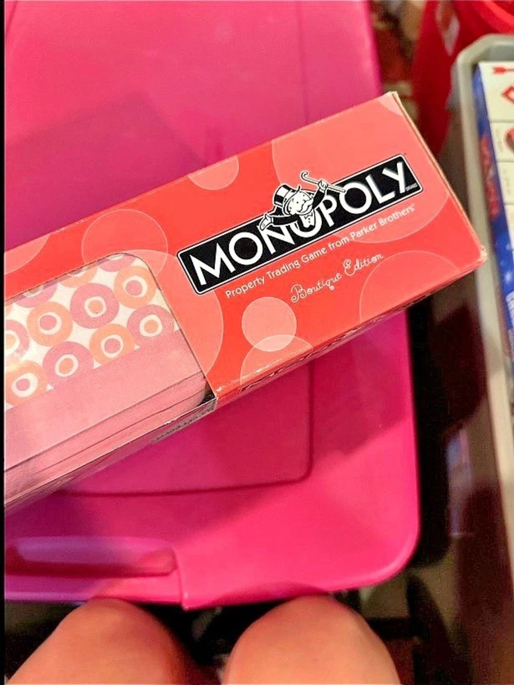 Monopoly Pink Board Game Boutique Edition